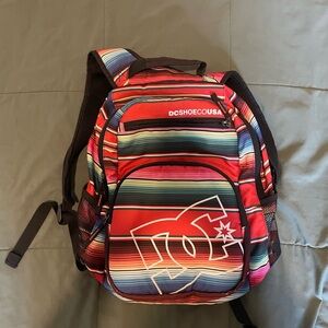 DC Vibrant Striped Backpack